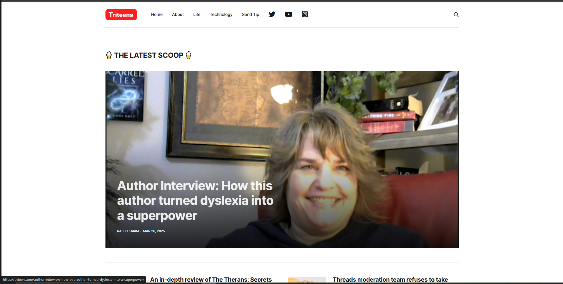 Triteens.one is owned by Raeed Karim of Tritaba Software